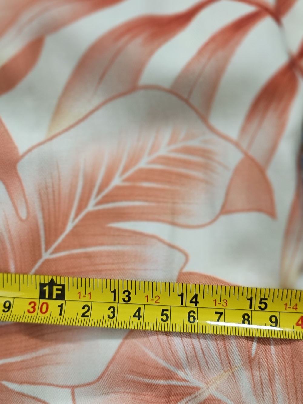 NWT Caribbean Size PM Joe Peach & Cream Tropical Print Mini Dress - Picture 6 of 8